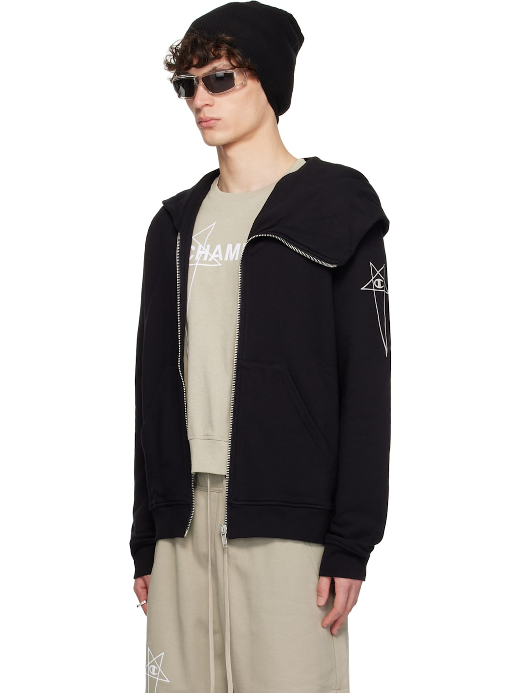 Black Champion Edition Mountain Hoodie - 4