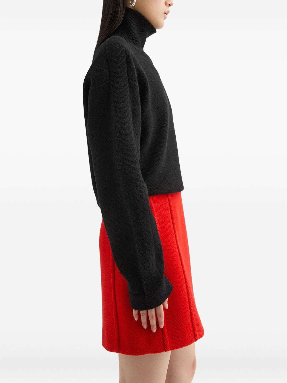 high-neck sweater - 3