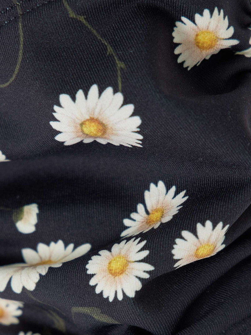 Tendrement floral-print bandeau bikini top 4