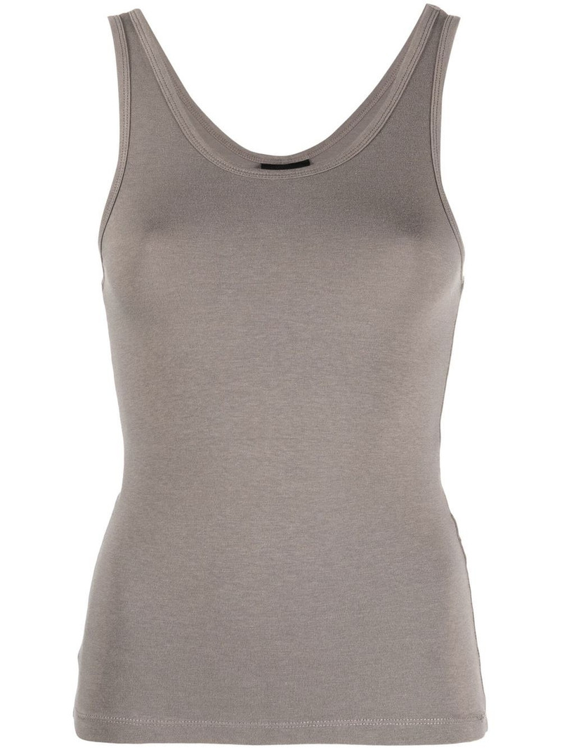 contrast-stitching top 1
