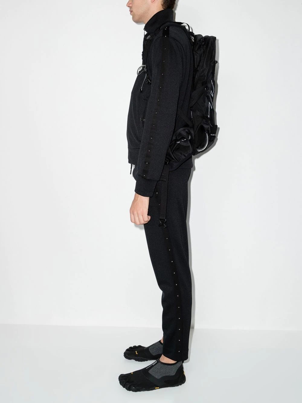 drawstring-waist track pants - 5