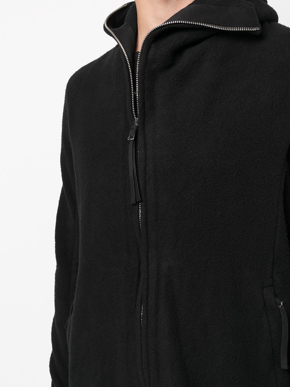 zip-up cotton hoodie - 5