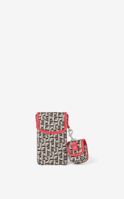 KENZO Courier jacquard phone pocket with strap outlook