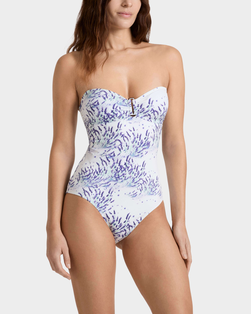 Vilebrequin WOMEN BANDEAU ONE-PIECE SWIMSUIT LAVENDER outlook