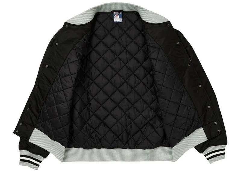 PALACE Palace Satin The Arena Jacket Black outlook
