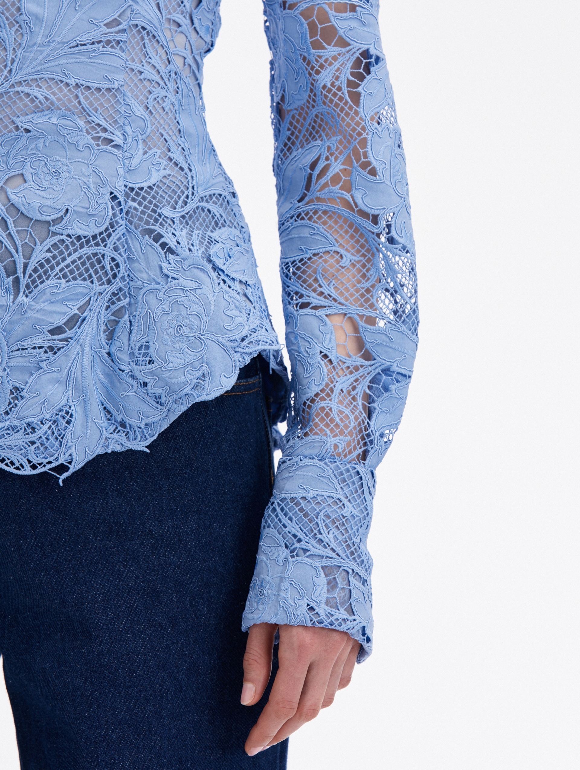 POPPY GUIPURE LACE BLOUSE - 5