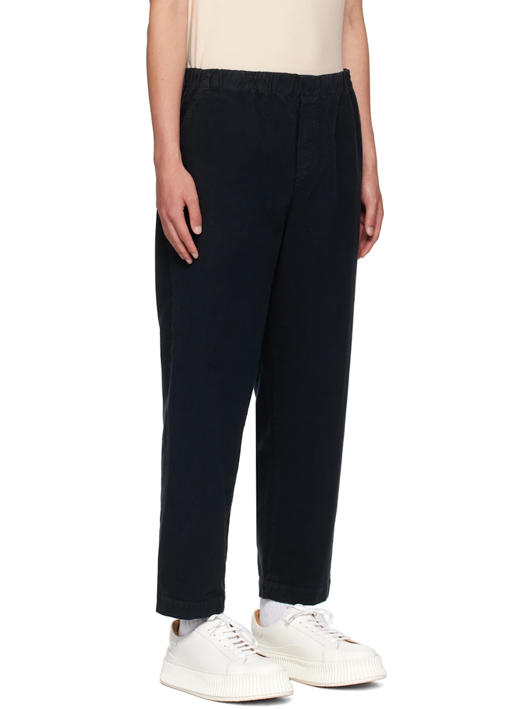 Navy Cordier Trousers - 2