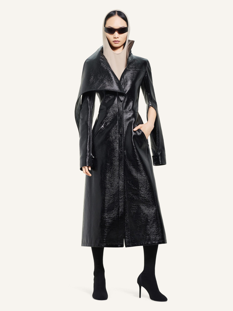 courrèges LONG VINYL TRENCH COAT outlook