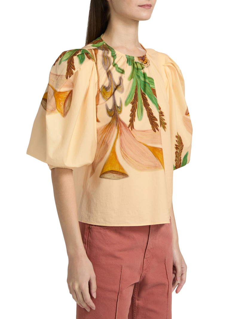 Women's Anna Zemankova Ravena Printed Cotton Top - Inner Nature 4