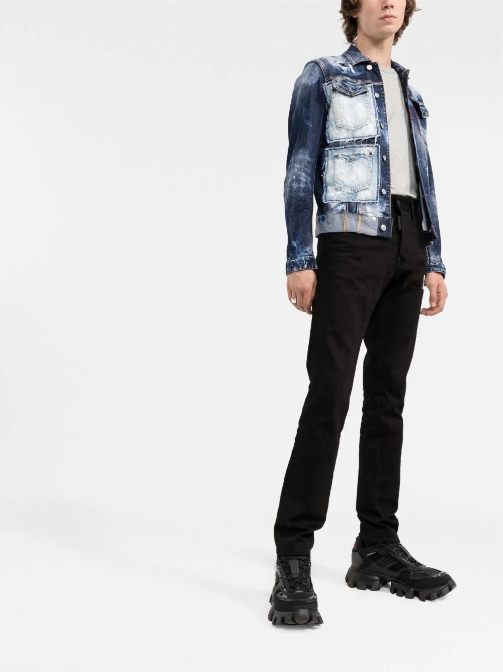 mid-rise straight-leg jeans - 2