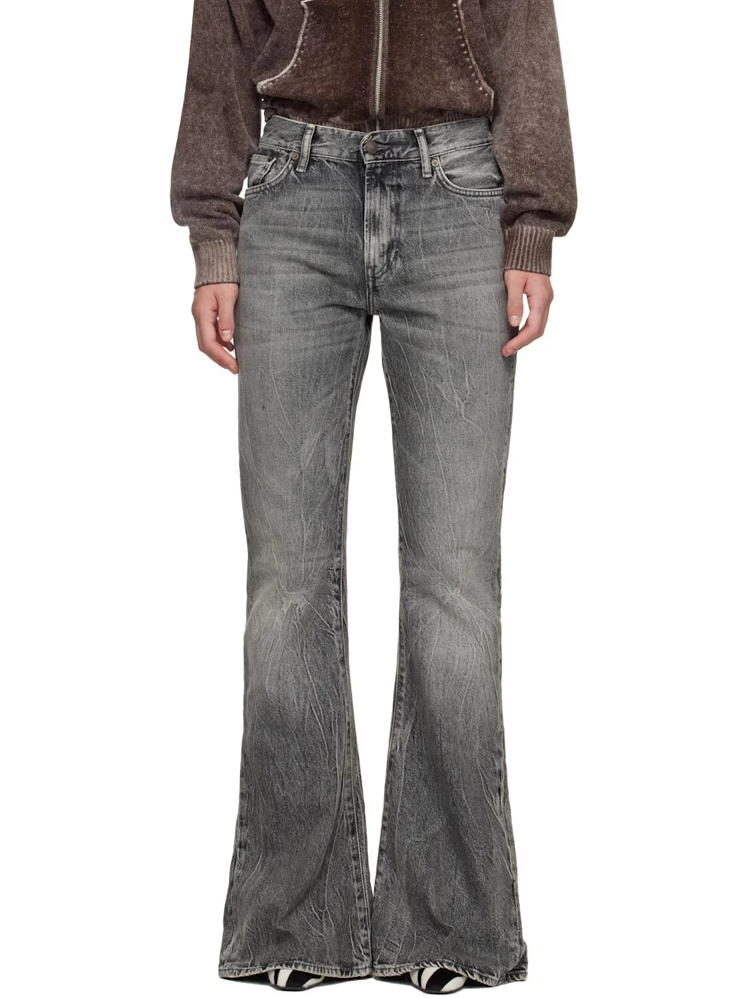 Gray 2025F Fitted Jeans - 1