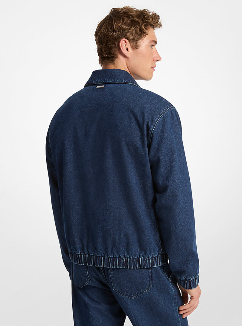MICHAEL KORS Stretch Denim Shirt Jacket outlook
