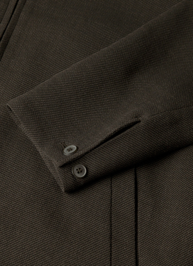 Light Textured Wool Harrington Jacket 7
