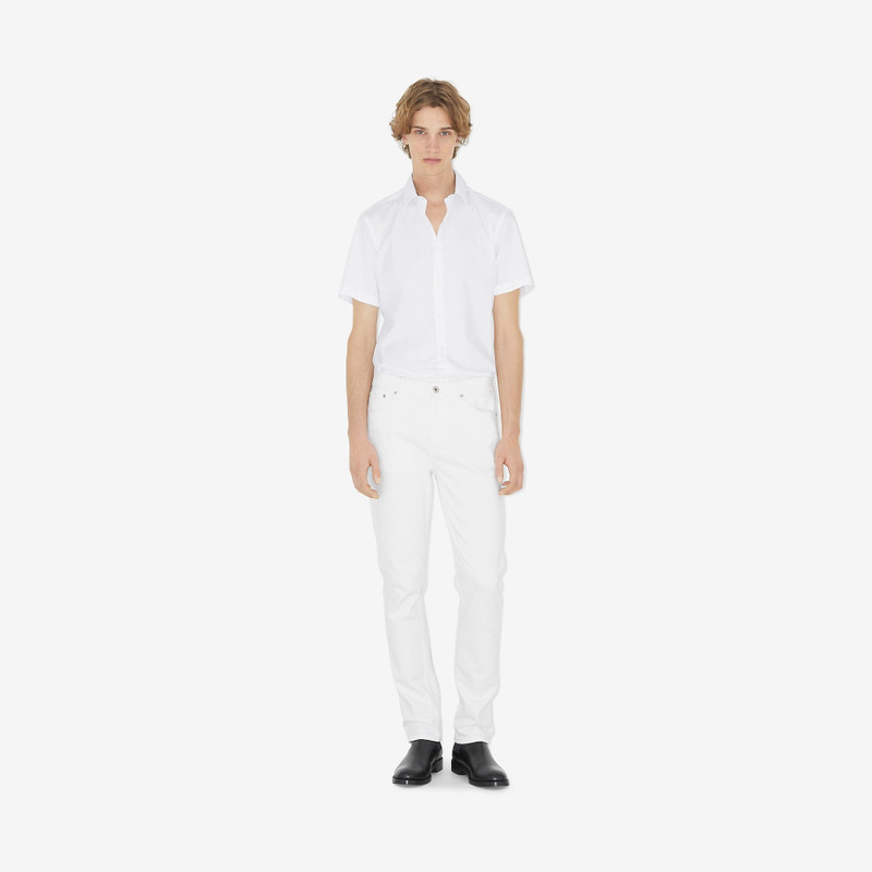 Burberry EKD Motif Stretch Cotton Shirt outlook