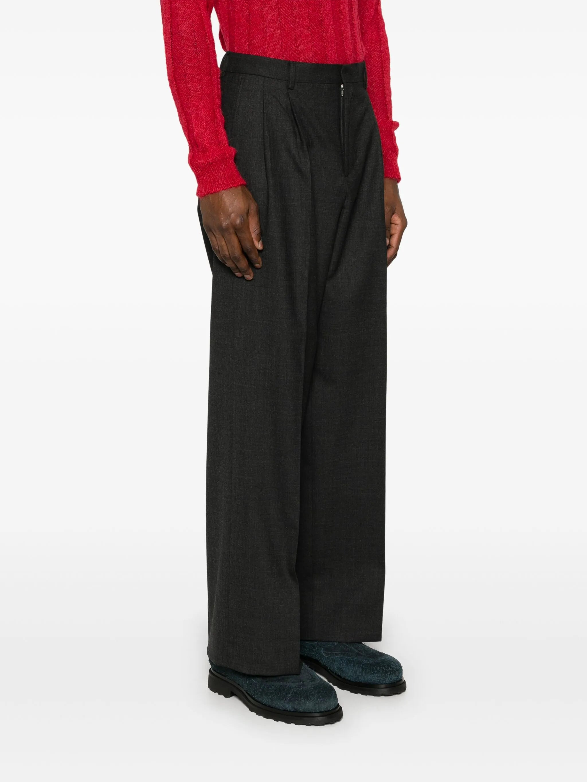 Sunflower Wide Pleated Trousers - 2