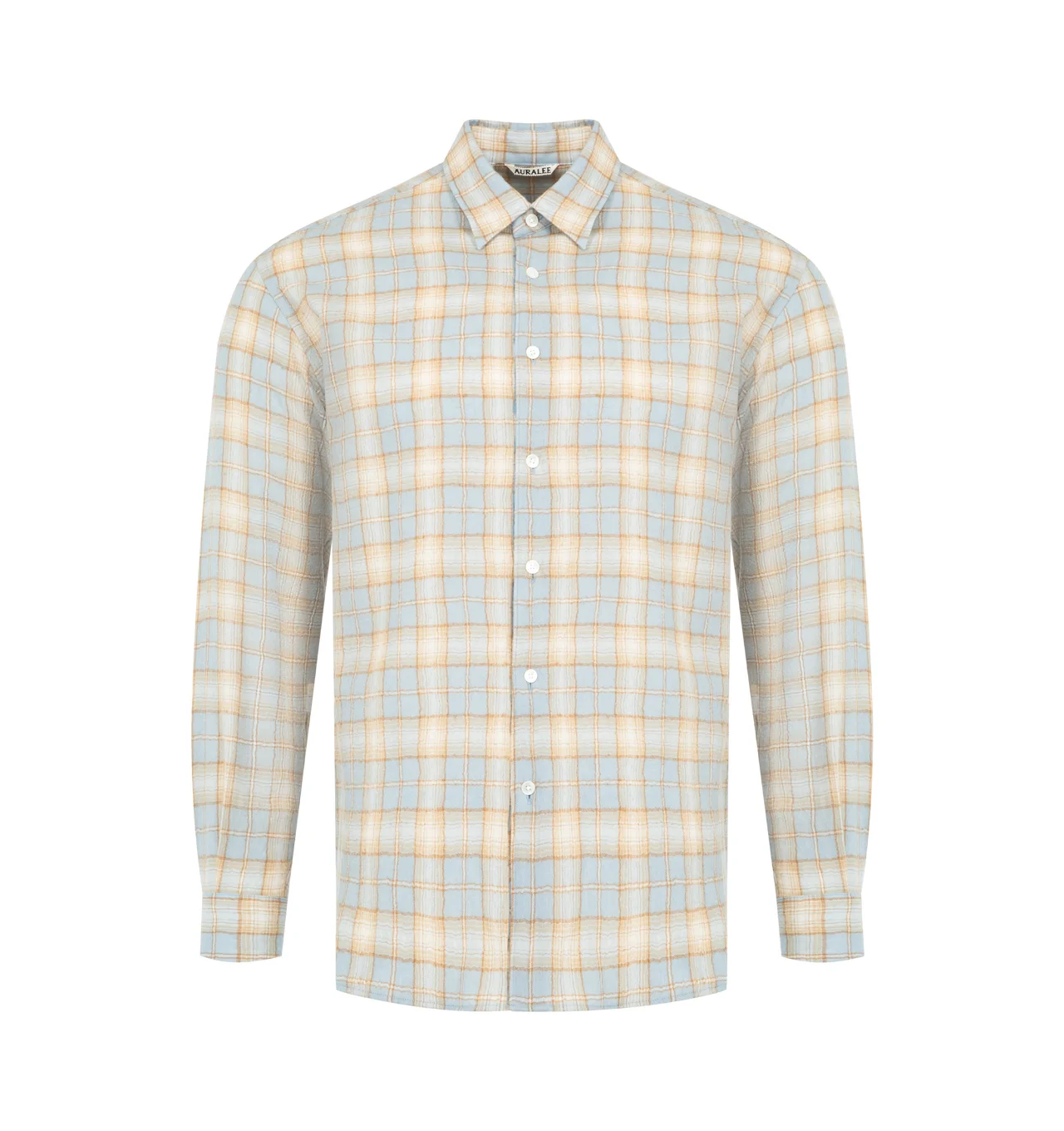 AIRY WOOL CHECK SHIRT - 1