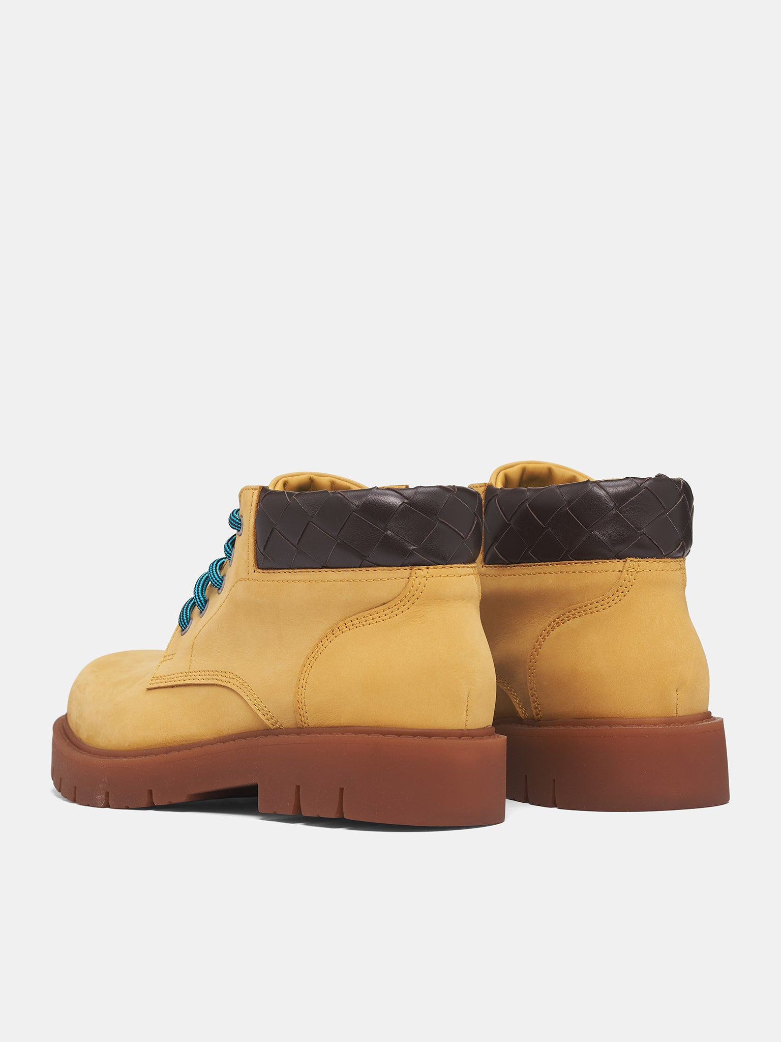 Intrecciato Leather Haddock Cropped Boot - 5