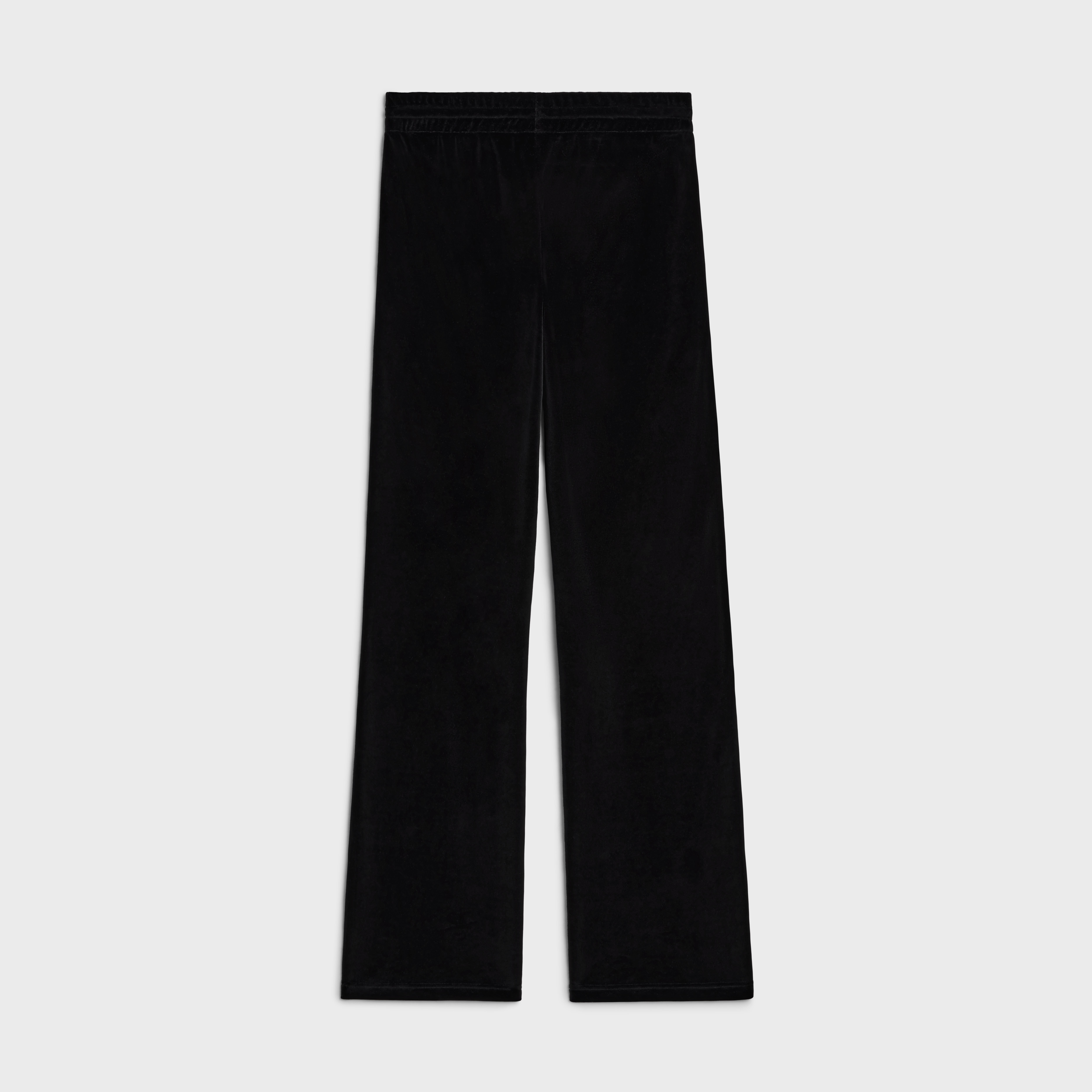 triomphe track pants in velvet jersey - 2