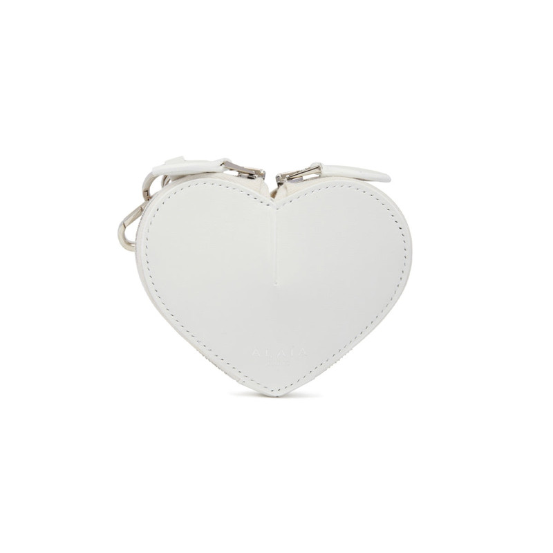 Alaïa White Mini Le Coeur Purse outlook