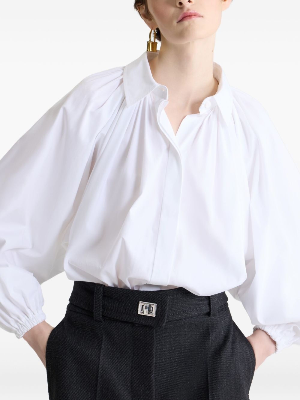 poplin blouse - 4