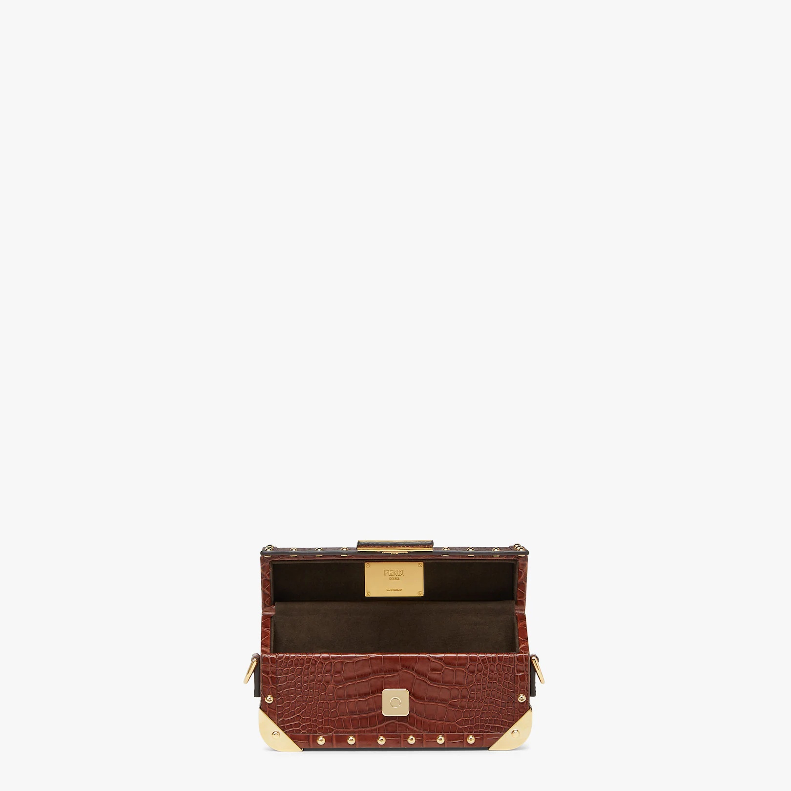 Brown alligator bag - 4