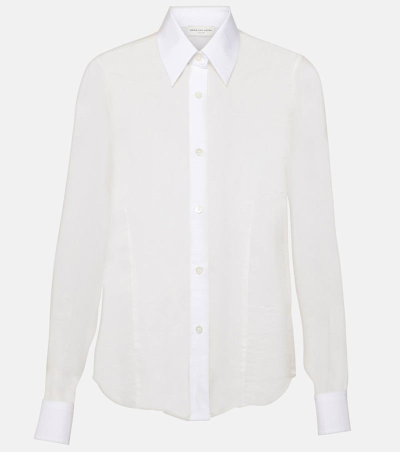 Silk and cotton shirt 1