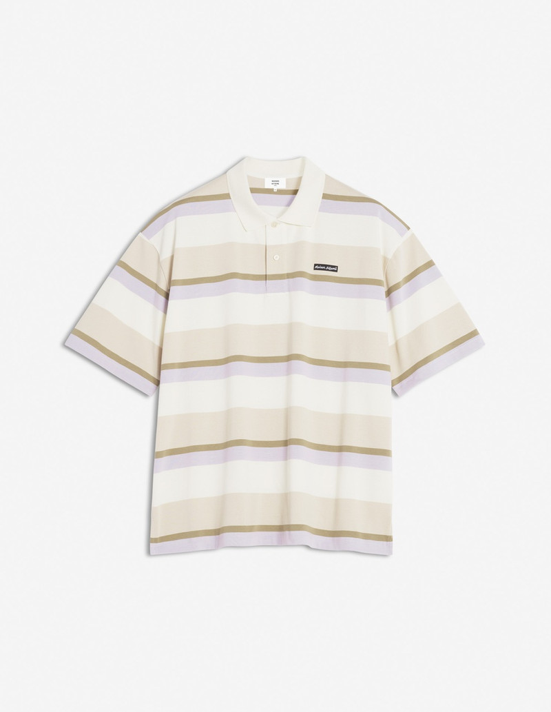 STRIPED SS OVERSIZE POLO - 1