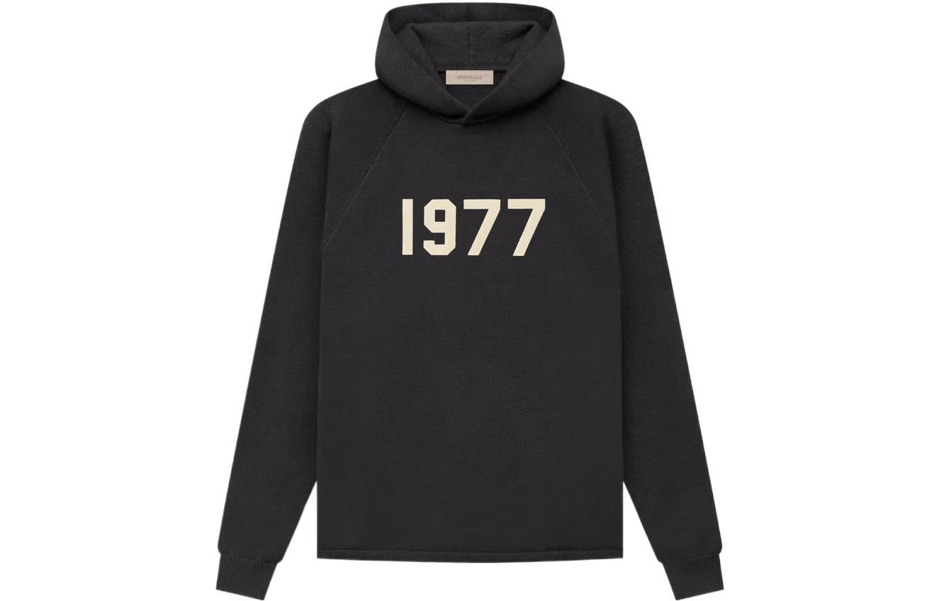 Fear of God Essentials SS22 Knit 1977 Hoodie 'Iron' FOG-SS22-172 - 2
