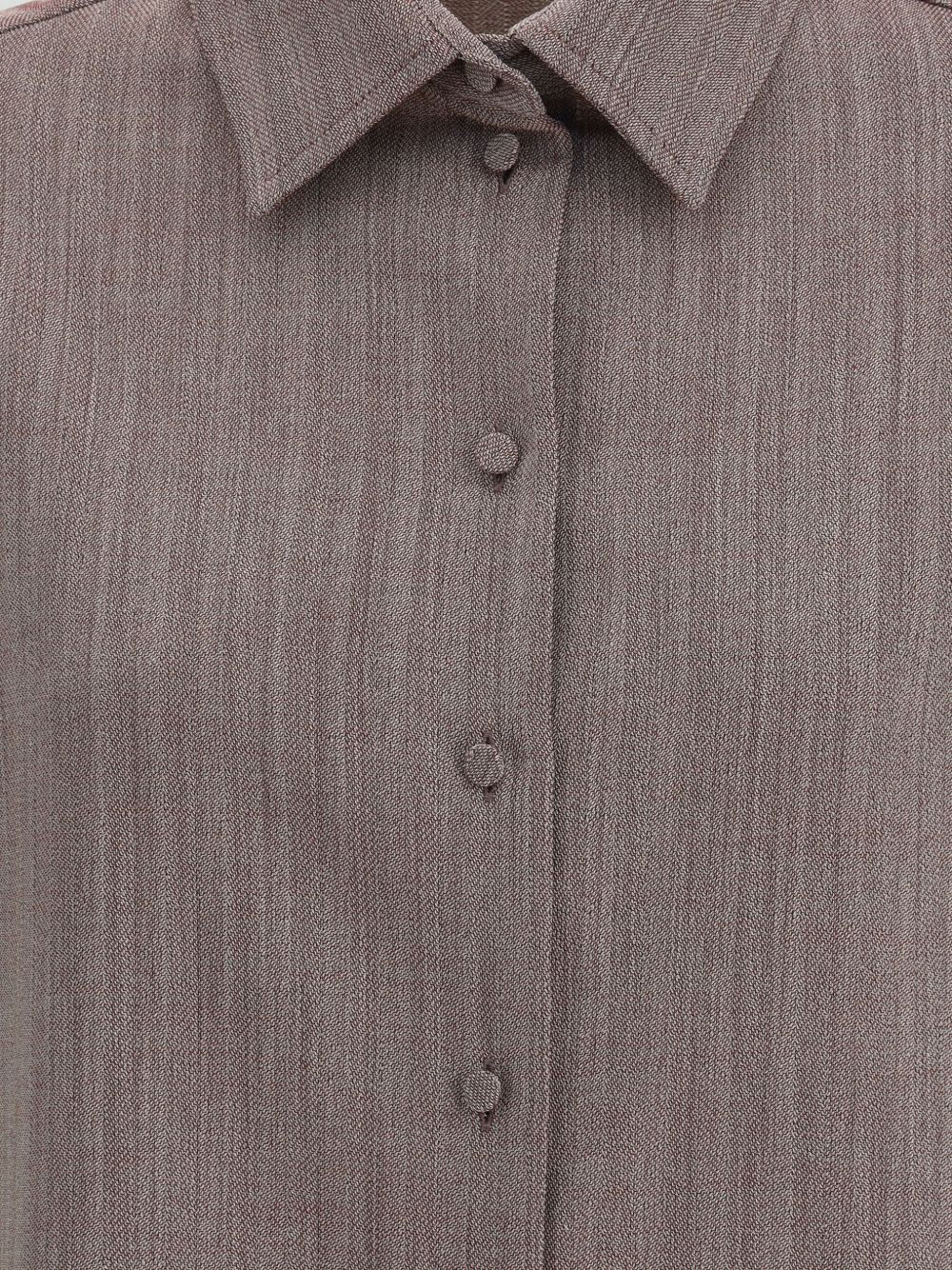 button-fastening shirt - 4