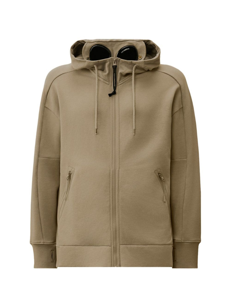 zip-fastening hoodie 1
