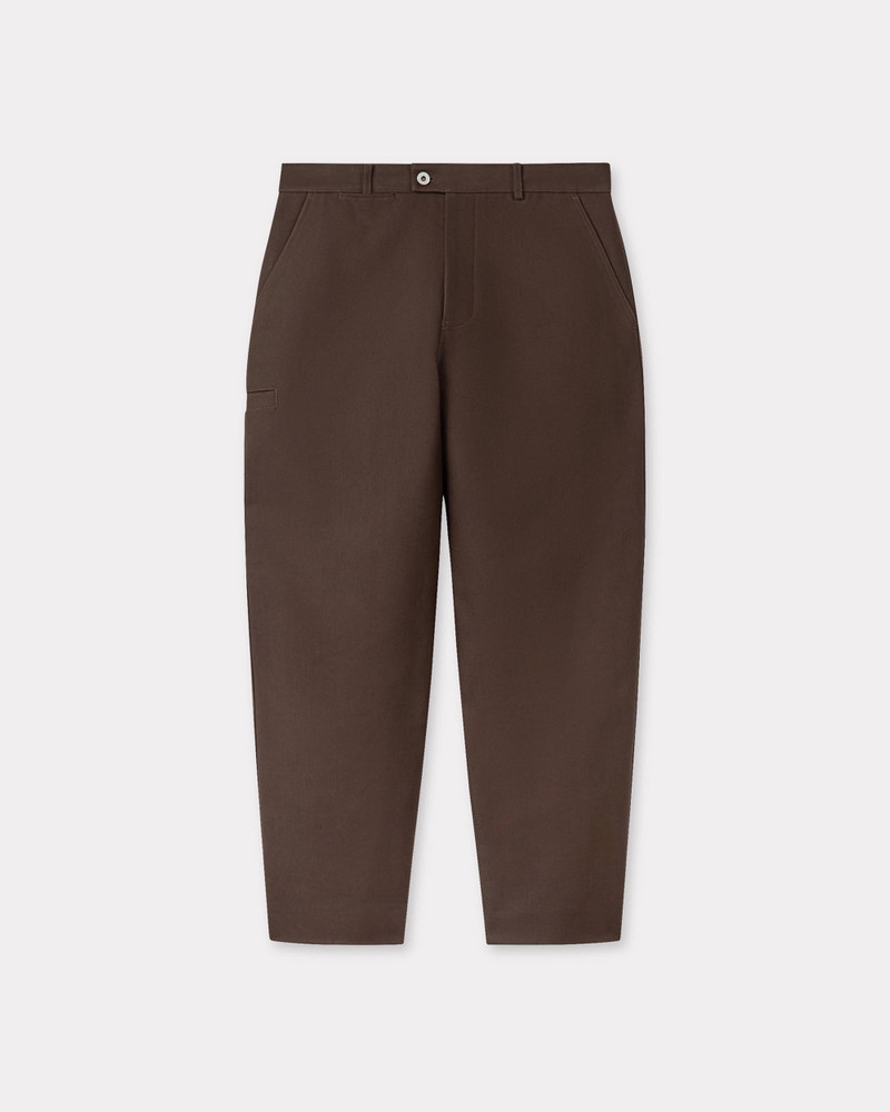 Tapered workwear pants in cotton - 1