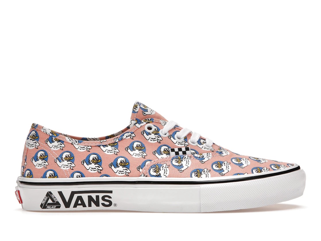 Vans Skate Authentic Palace Jeremy the Duck Black Salmon - 1