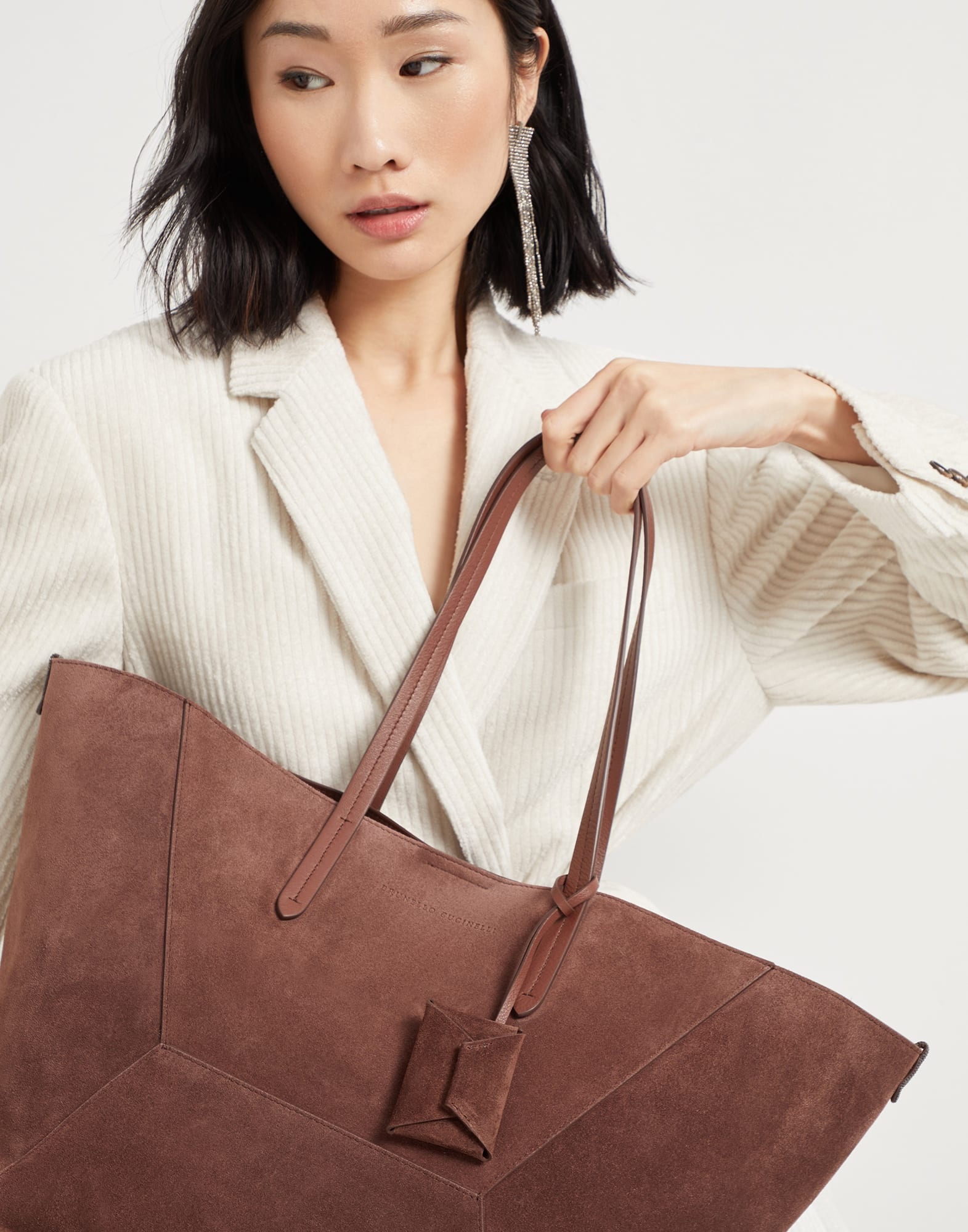 Suede bag charm - 3