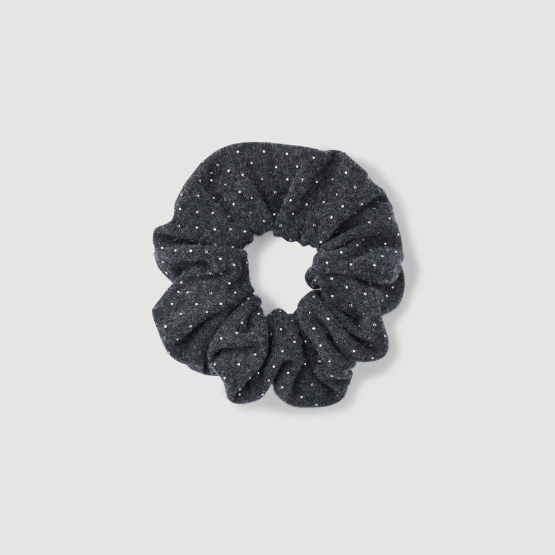 Sandro RHINESTONE KNIT SCRUNCHIE outlook