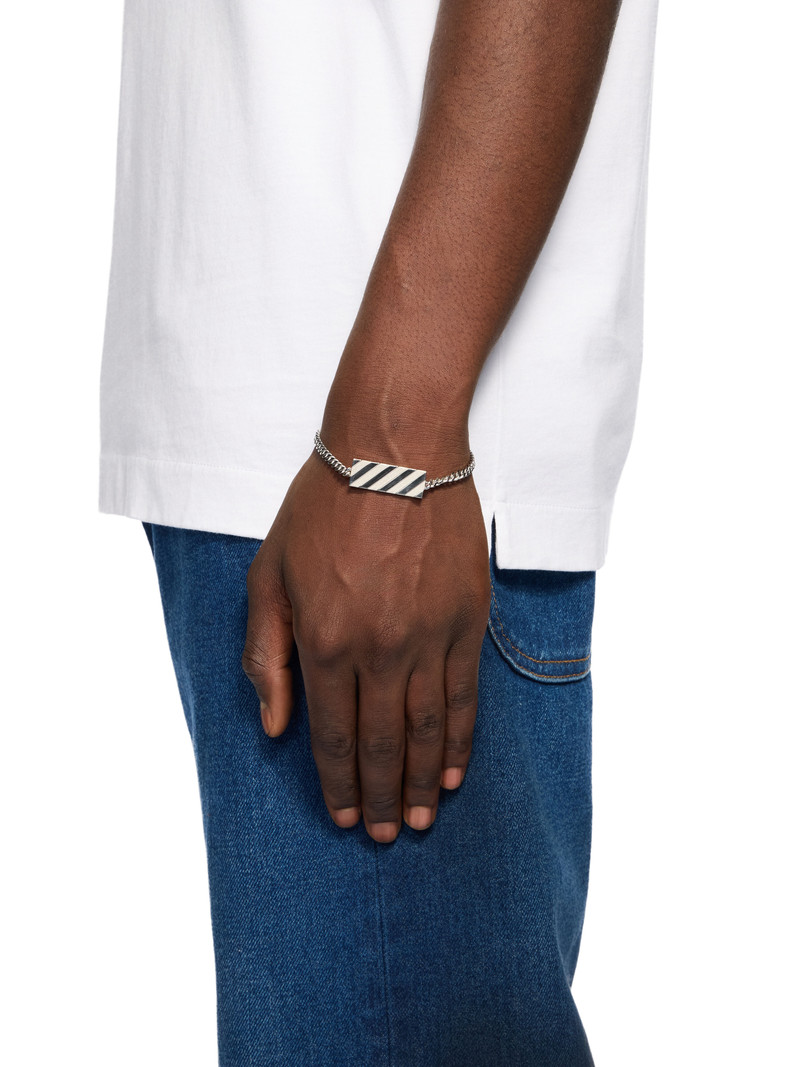Off-White Diagonal Metal Bracelet outlook