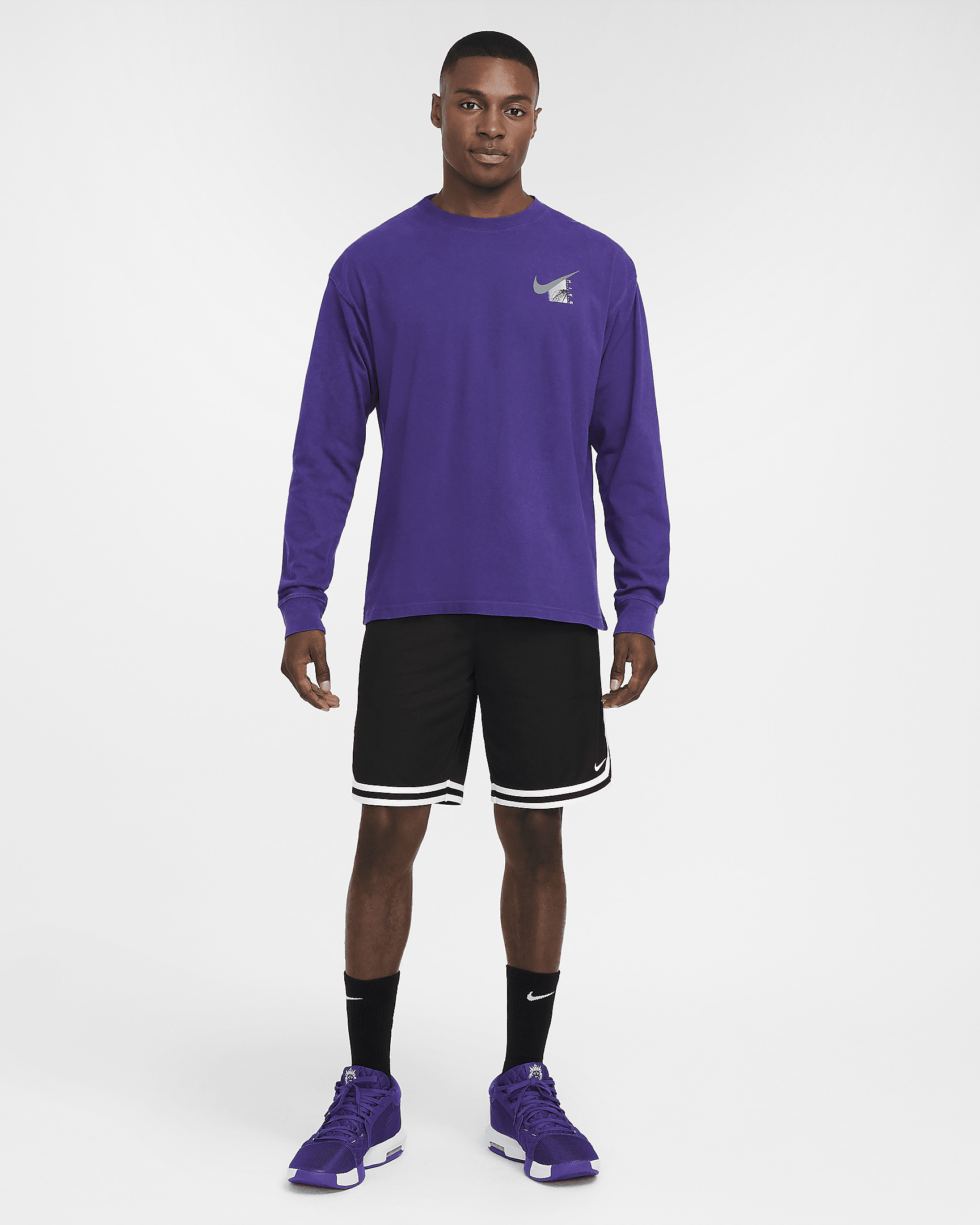 Nike Men's Max90 Long-Sleeve Basketball T-Shirt - 6
