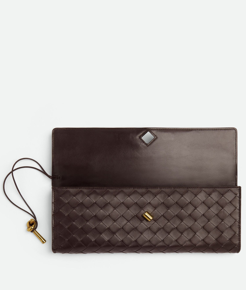Bottega Veneta Andiamo Clutch With Handle outlook