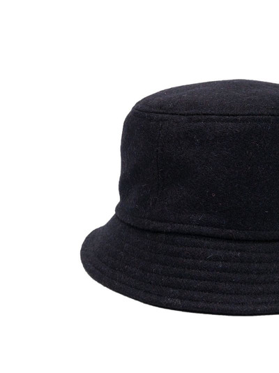 Isabel Marant logo-patch bucket hat outlook
