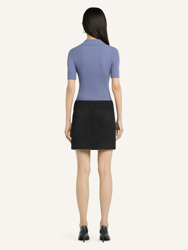 ICONIC RIB KNIT POLO SHIRT 4
