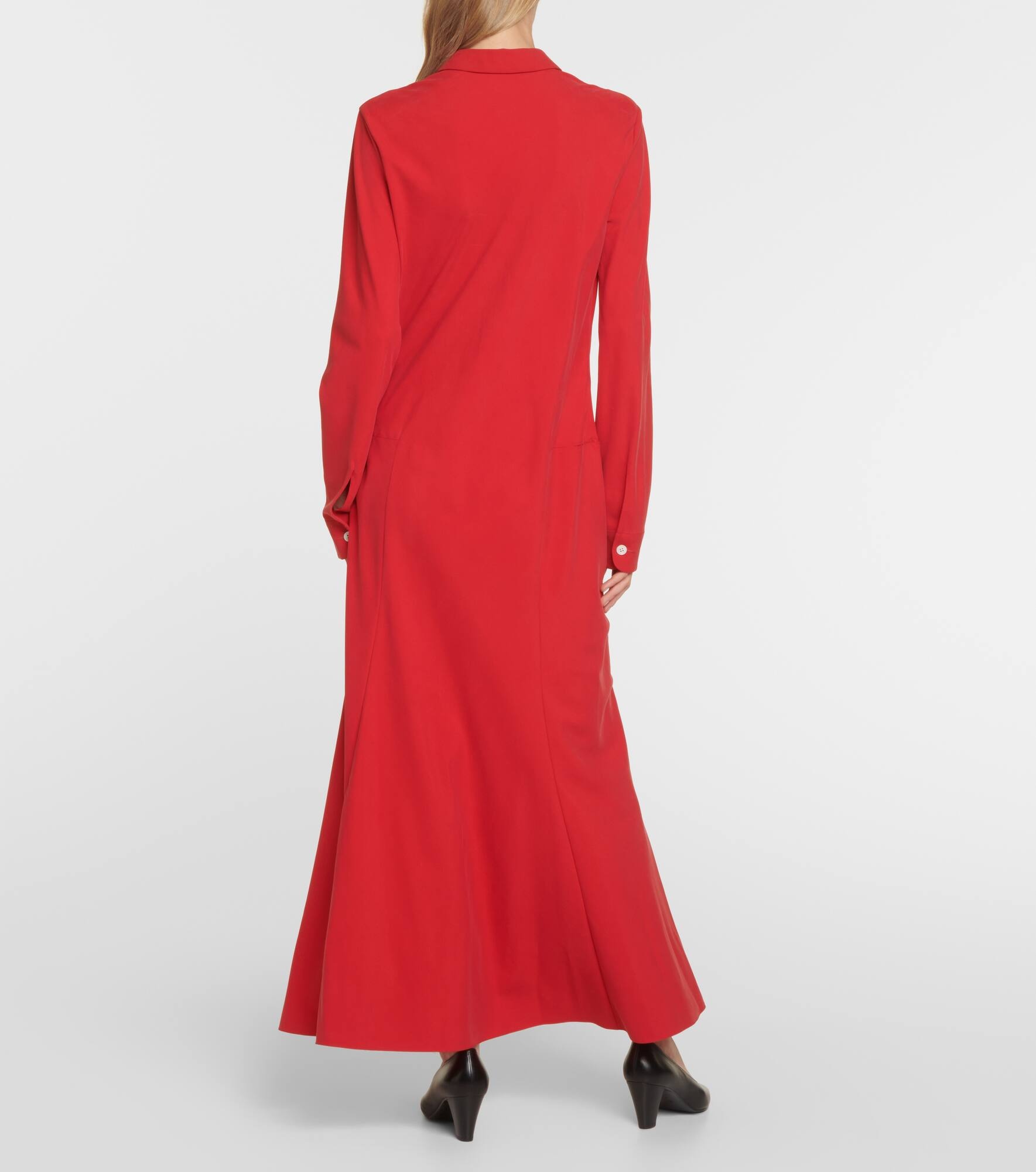 Myra silk shirt dress - 3