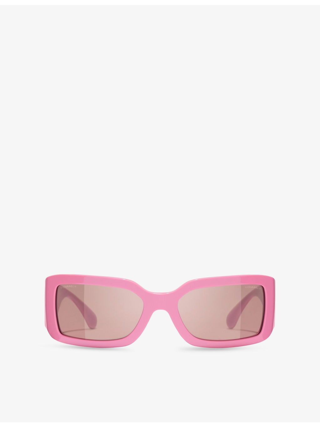 CH5526 Rectangle-Frame Acetate Sunglasses - 1