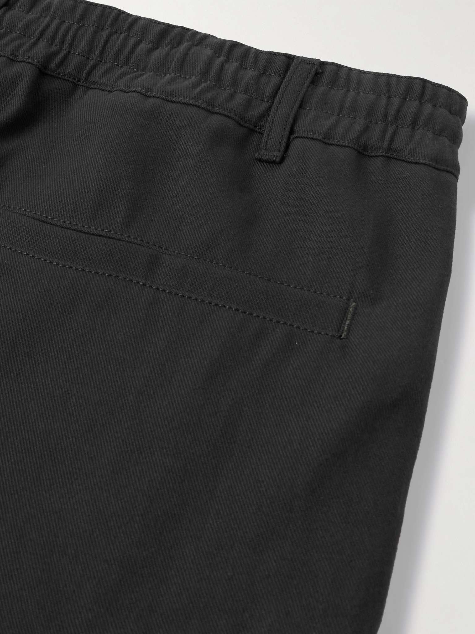 Wide-Leg Cotton-Blend Gabardine Cargo Trousers - 5