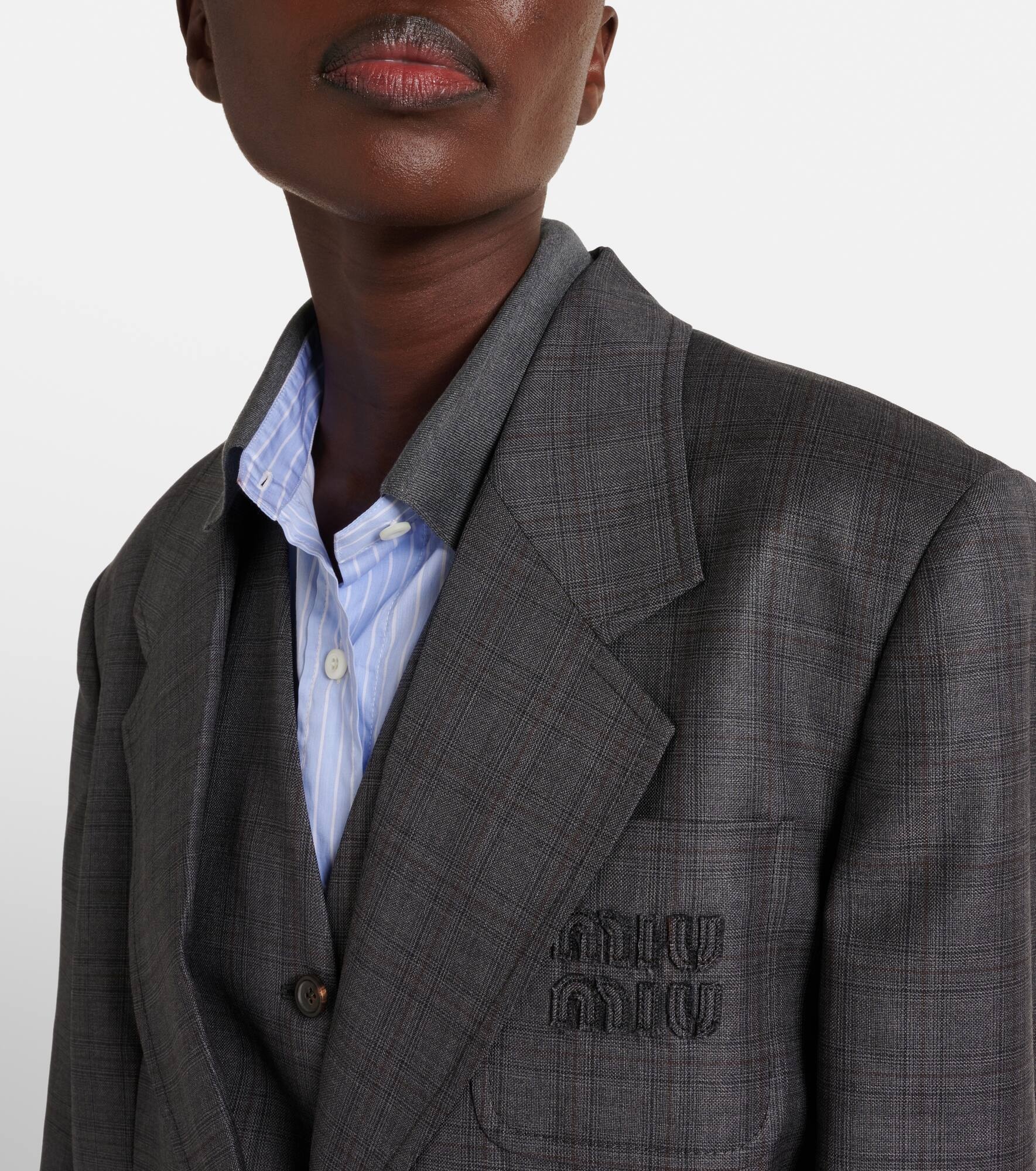 Virgin wool blazer - 4