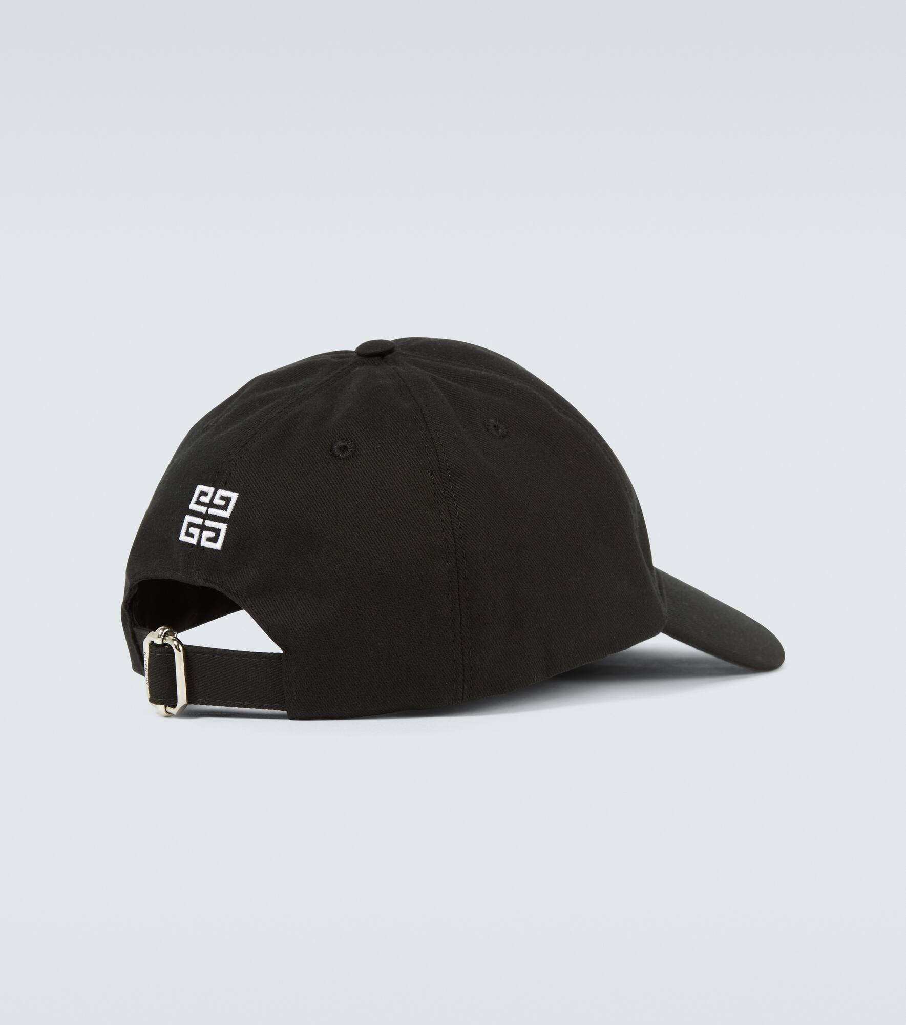 Cotton-blend logo cap - 4