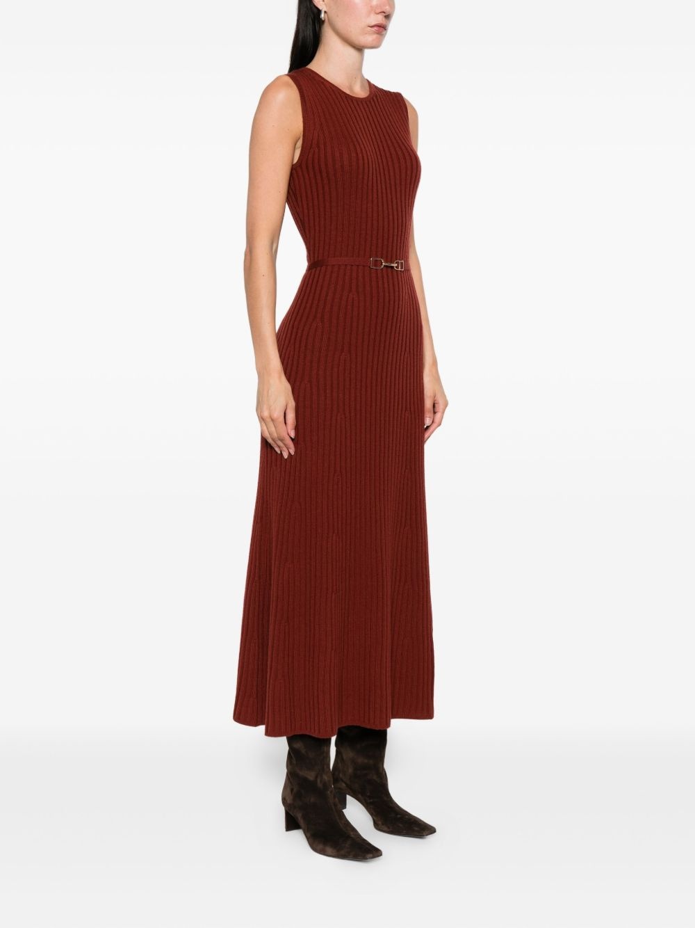 ribbed-knit dress - 3