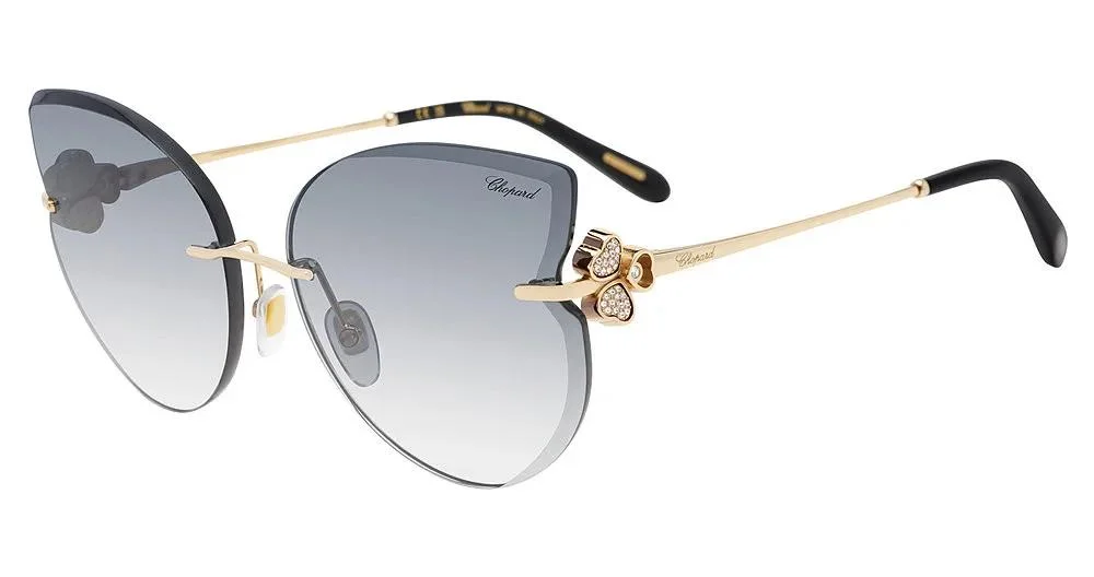 Chopard Smoke Gradient Butterfly Ladies Sunglasses SCHL90S 300F 61 - 1