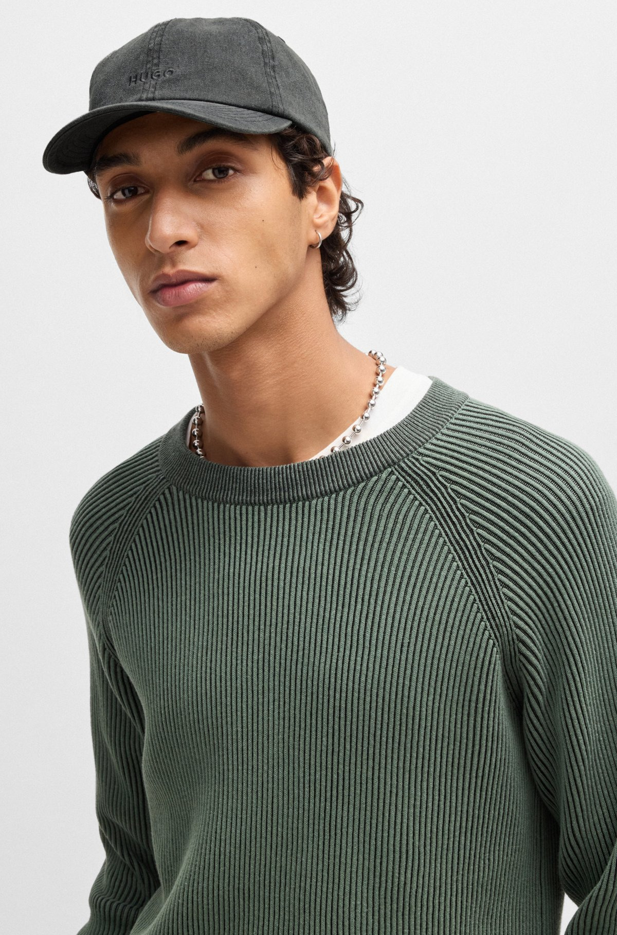 COTTON-TWILL 6-PANEL CAP WITH EMBROIDERED LOGO - 4
