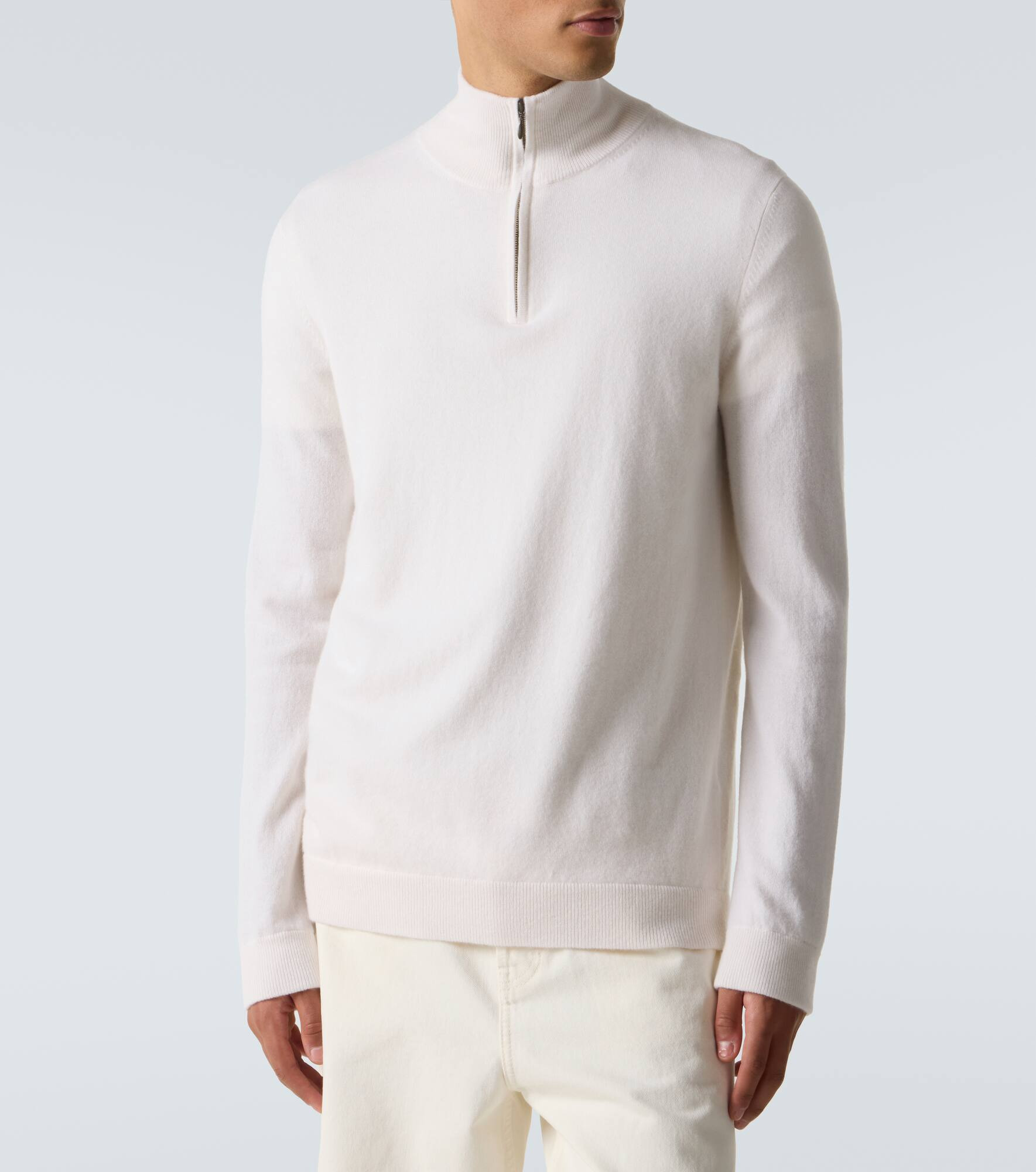 Dared cashmere half-zip sweater - 3
