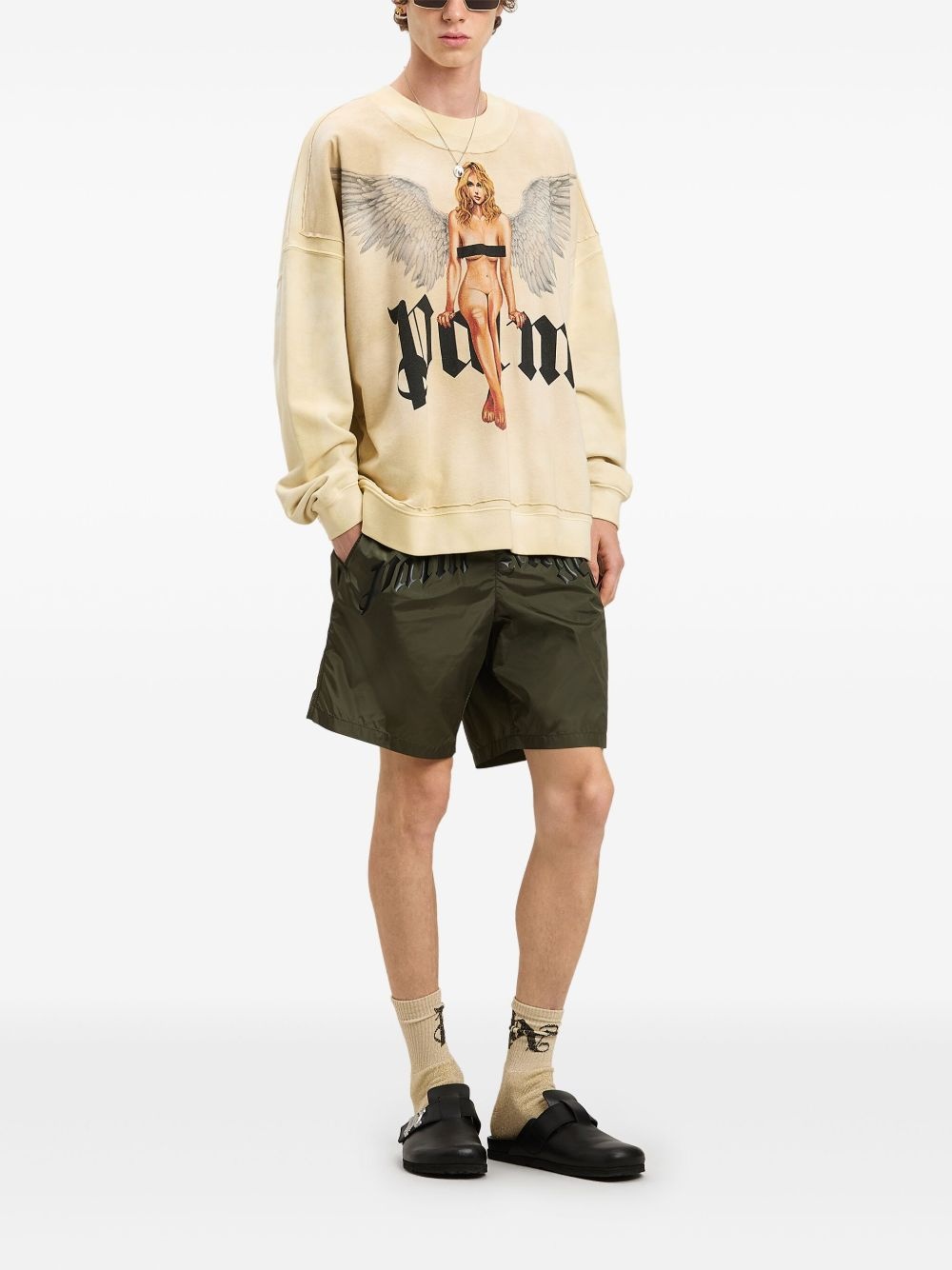 Crystal Pin Up sweatshirt - 2