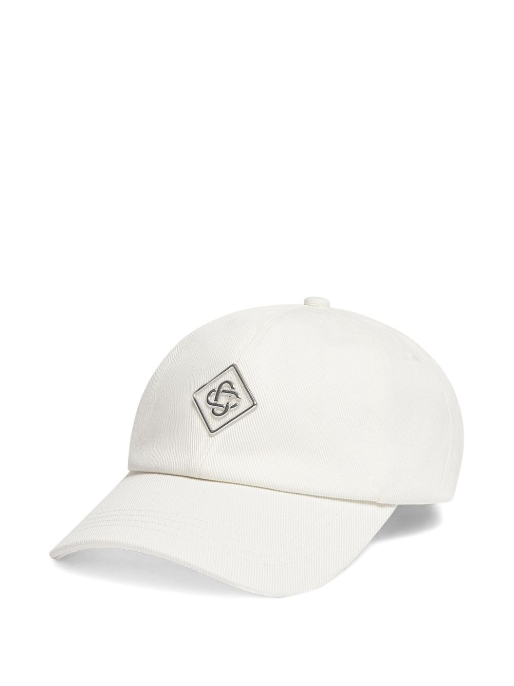 logo-patch cotton cap - 1